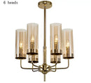 GobekUsa Glass Chandelier: Elegant Nordic Design Hanging Lamp for Kitchen Island, Restaurant, and Home