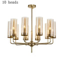 GobekUsa Glass Chandelier: Elegant Nordic Design Hanging Lamp for Kitchen Island, Restaurant, and Home