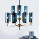 GobekUsa Glass Chandelier: Elegant Nordic Design Hanging Lamp for Kitchen Island, Restaurant, and Home