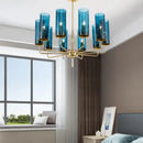 GobekUsa Glass Chandelier: Elegant Nordic Design Hanging Lamp for Kitchen Island, Restaurant, and Home