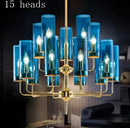 GobekUsa Glass Chandelier: Elegant Nordic Design Hanging Lamp for Kitchen Island, Restaurant, and Home