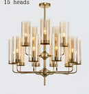GobekUsa Glass Chandelier: Elegant Nordic Design Hanging Lamp for Kitchen Island, Restaurant, and Home