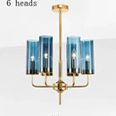 GobekUsa Glass Chandelier: Elegant Nordic Design Hanging Lamp for Kitchen Island, Restaurant, and Home