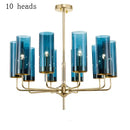 GobekUsa Glass Chandelier: Elegant Nordic Design Hanging Lamp for Kitchen Island, Restaurant, and Home