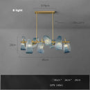 GobekUsa G9 LED Copper Pendant Light for Foyer & Dining Room