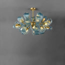GobekUsa G9 LED Copper Pendant Light for Foyer & Dining Room