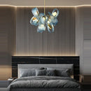 GobekUsa G9 LED Copper Pendant Light for Foyer & Dining Room