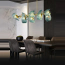 GobekUsa G9 LED Copper Pendant Light for Foyer & Dining Room