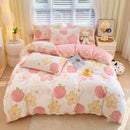 GobekUsa Cotton Single Duvet Cover - Skin Friendly Quilt Cover for Single King Bed
