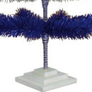 Blue & Silver Layered Tinsel Christmas Tree by Lee Display