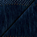 Blue And White Center Pattern Design Hand Loomed Wool Area Rug