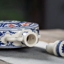 GobekUsa Blue and White Eight Treasures Ceramic Vase - Home Decor Ornament