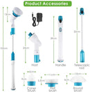 GobekUsa Electric Spin Scrubber Brush for Kitchen Bathroom Tile Bathtub Cleaning