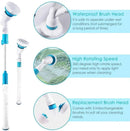 GobekUsa Electric Spin Scrubber Brush for Kitchen Bathroom Tile Bathtub Cleaning