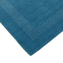 Blue and White Gabbeh Design Hand Loomed Premium Wool Area Rug by The Rug Decor