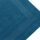 Blue and White Gabbeh Design Hand Loomed Premium Wool Area Rug by The Rug Decor