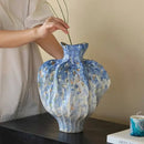 GobekUsa Irregular Porcelain Tulip Vase for Stylish Flower Arrangements