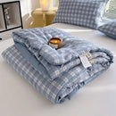 GobekUsa Cotton Summer Quilt with Soybean Fiber Filling - Four Seasons Comforter