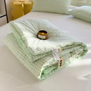 GobekUsa Cotton Summer Quilt with Soybean Fiber Filling - Thin Comforter for All Seasons