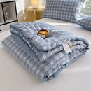 GobekUsa Cotton Summer Quilt with Soybean Fiber Filling - Thin Comforter for All Seasons