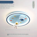GobekUsa Blue Space LED Cartoon Chandelier for Kids Room Ceiling Lights disco