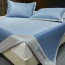 GobekUsa Cooling Bed Mat Set: Foldable, Skin-Friendly Sleeping Cushion with Elastic Band