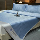 GobekUsa Cooling Bed Mat Set: Foldable, Skin-Friendly Sleeping Cushion with Elastic Band