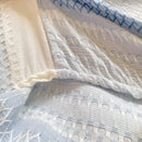 GobekUsa Cotton Jacquard Fitted Sheet Set with 2 Pillowcases, Dustproof & Anti-Slip