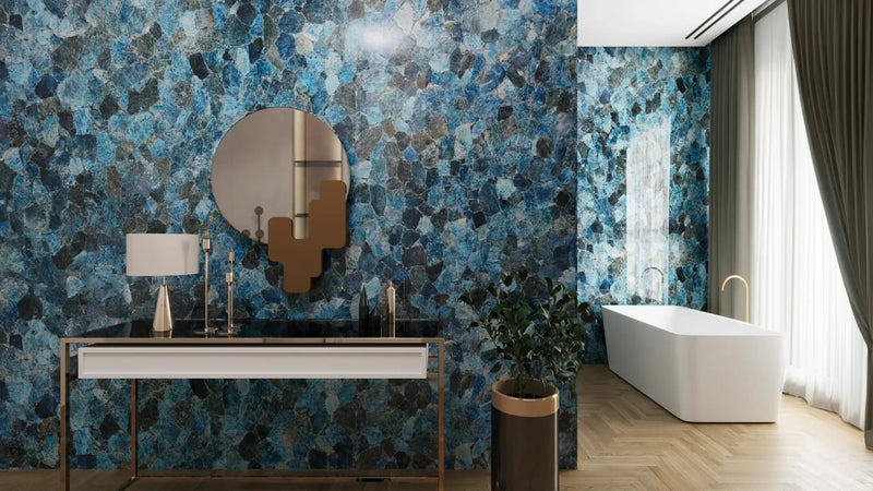 Blue Apatite Precious Stone