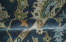 Blue, Beige and Green 9x12 Hand knotted Traditional Oushak Wool Area Rug by The Rug Decor