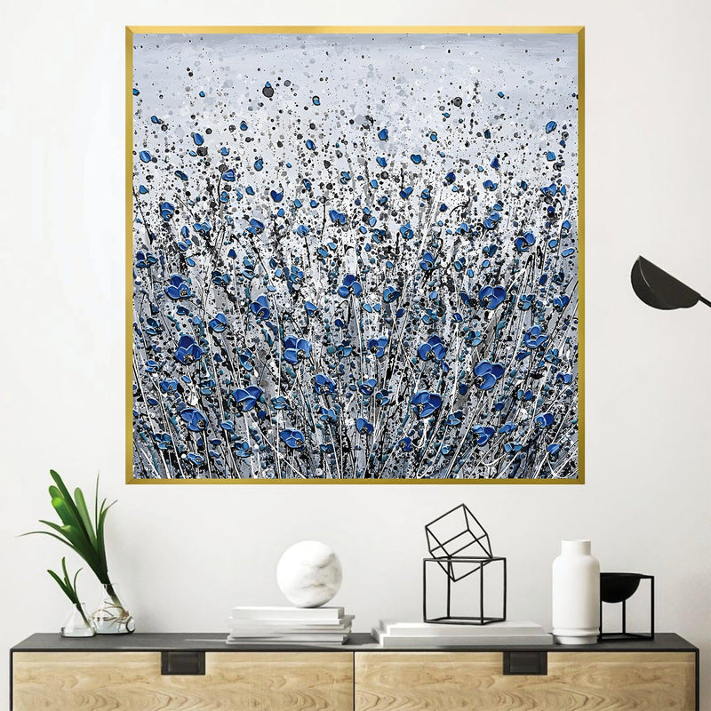 Blue Blossom Canvas