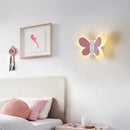 GobekUsa Butterfly Girl Cartoon Children Room Lamp with Energy-Saving LED for Bedroom