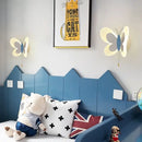 GobekUsa Butterfly Girl Cartoon Children Room Lamp with Energy-Saving LED for Bedroom