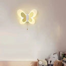 GobekUsa Butterfly Girl Cartoon Children Room Lamp with Energy-Saving LED for Bedroom