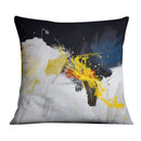 Blue Composition Cushion