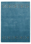 Blue Multi Toned Hand Loomed Wool Area Rug Contemporary Design by The Rug Decor