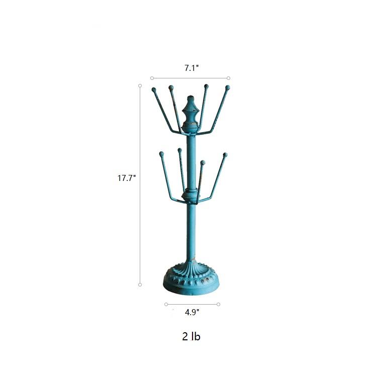 Blue Cup Holder Planter Holder