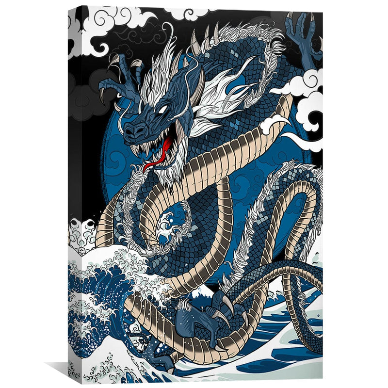 Blue Dragon Canvas