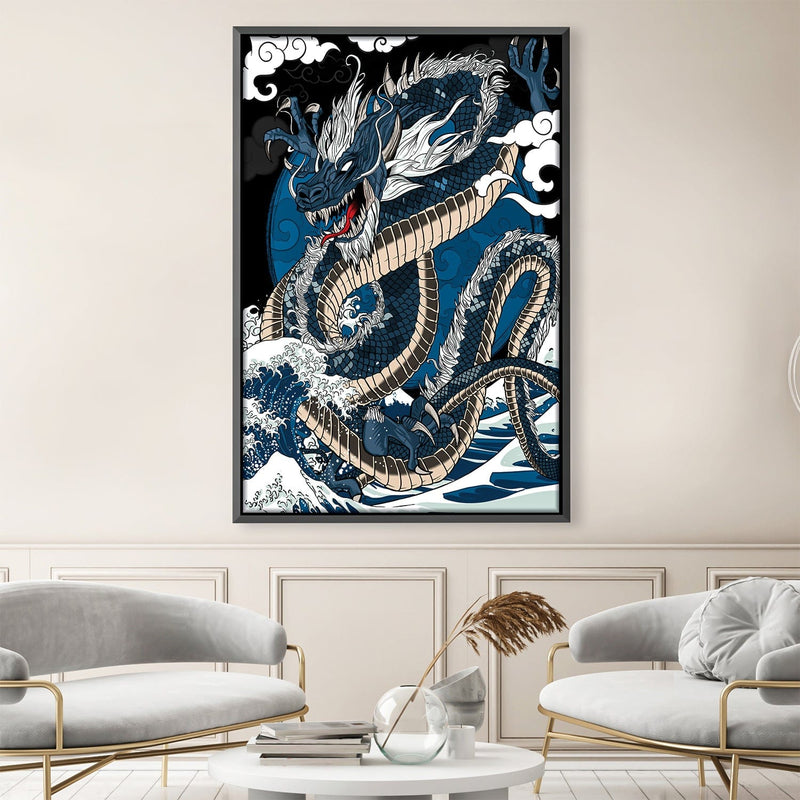 Blue Dragon Canvas