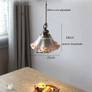 GobekUsa Ceramic LED Pendant Lamp: Modern Simple Indoor Decor Lighting for Home & Restaurant