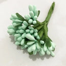 Blue flower cherry stamen berries bundle for living room decor by Decorbites