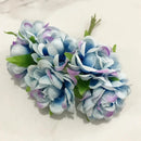 Blue flower cherry stamen berries bundle for living room decor by Decorbites