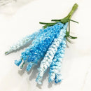 Blue flower cherry stamen berries bundle for living room decor by Decorbites