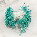Blue flower cherry stamen berries bundle for living room decor by Decorbites