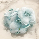 Blue flower stamen berries bundle for kitchen cake decor by Decorbites
