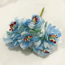 Blue flower stamen berries bundle for kitchen cake decor by Decorbites