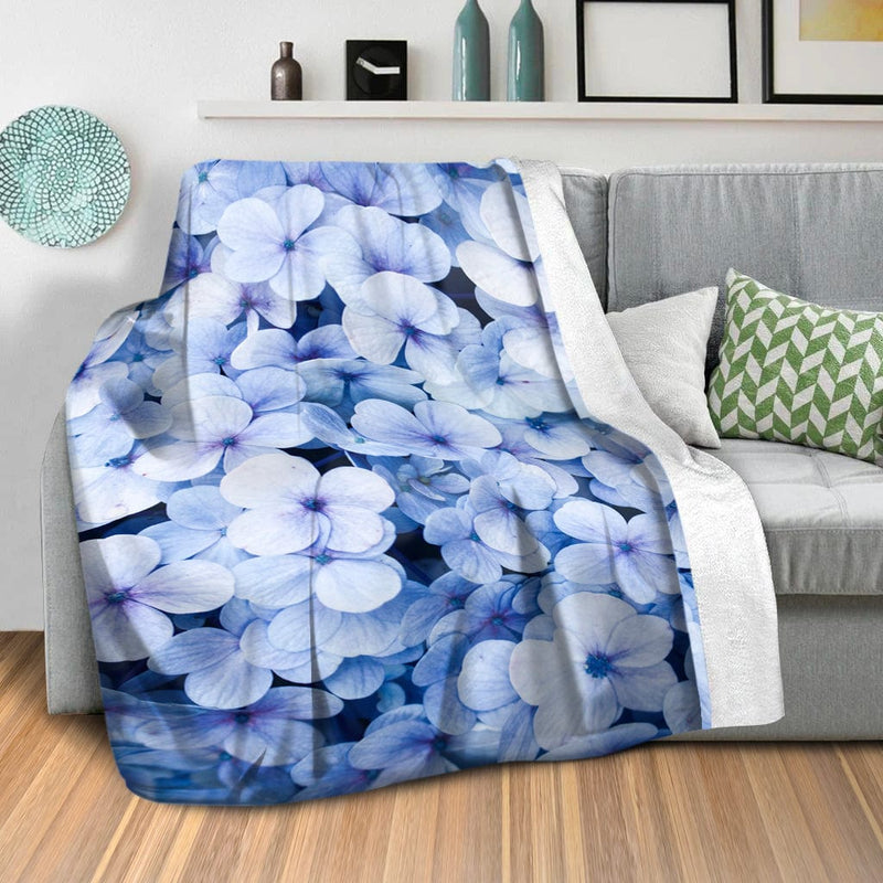 Blue Flowers Blanket