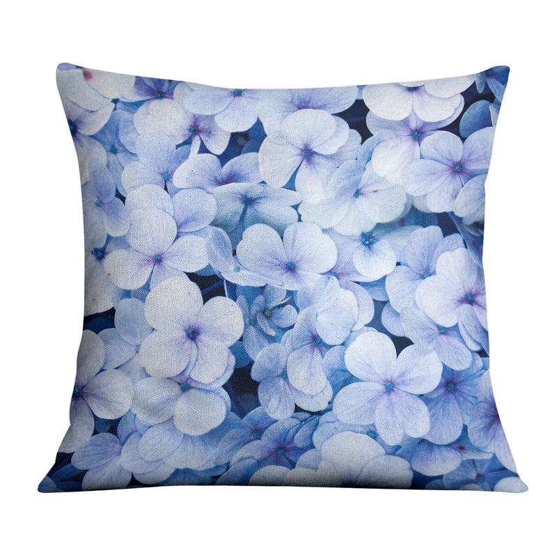 Blue Flowers Cushion