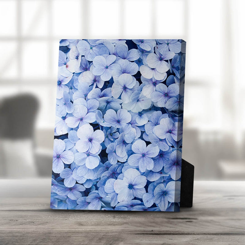 Blue Flowers Desktop Canvas