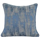 GobekUsa Blue Geometry Jacquard Pillow Cover 45x45cm Sofa Decoration